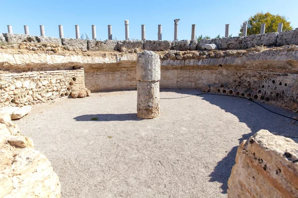 Agora Ruïnes Oude Stad Perge Antalya Gelegen Turkije — Stockfoto