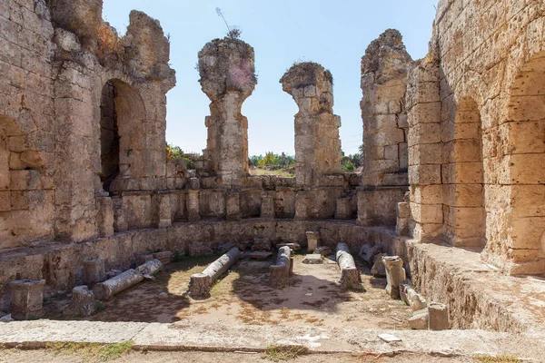 Vue Sur Ancienne Ville Perge Turquie Antalya — Photo