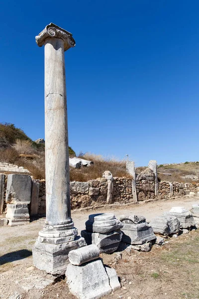 Вид Стародавнє Місто Перге Туреччині Анталія — стокове фото