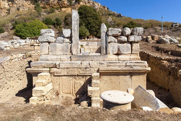 Kilátás Ősi Város Perge Törökországban Antalya — Stock Fotó