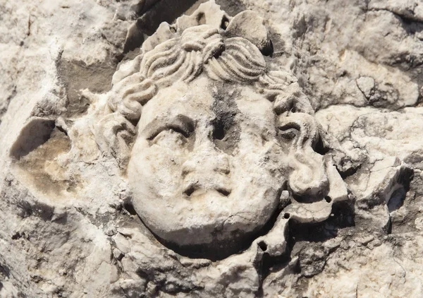 Ruine Medusa Gorgon Perge Antalya Turquie — Photo