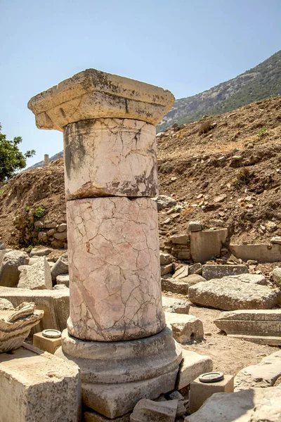 トルコの古代都市エフェウスの遺跡は — ストック写真