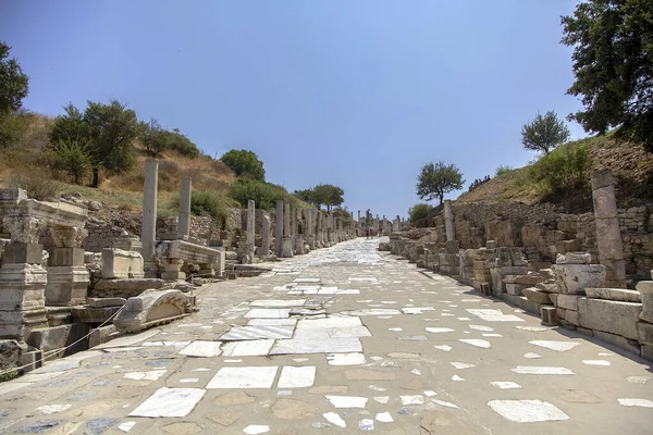 Rovine Dell Antica Città Efeso Tacchino — Foto Stock