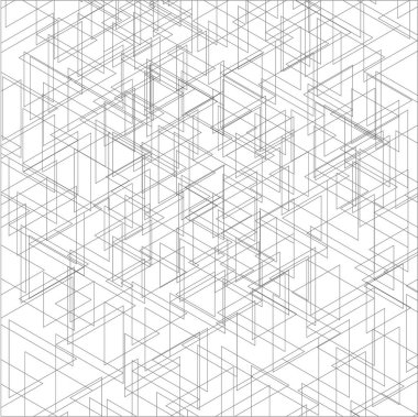 Soyut üçgen arka plan vektör geometrik eps10