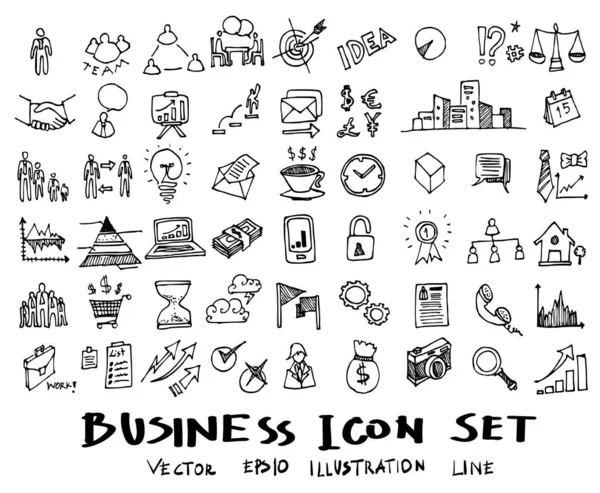 İş karalamaları taslak vektör mürekkebi eps10