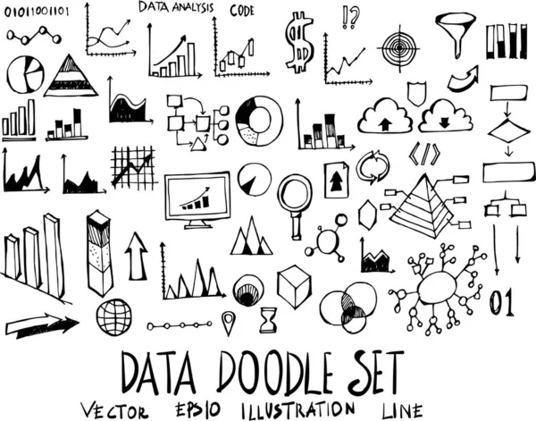 Veri bilgisi çizim çizimi çizim çizim çizimi çizim çizimi vektörü
