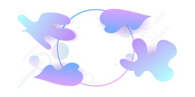 Vektör soyut pembe ve mavi arkaplan çizimi