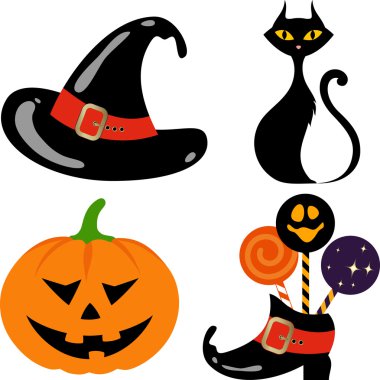 Cadılar Bayramı öğeleri ayarlama