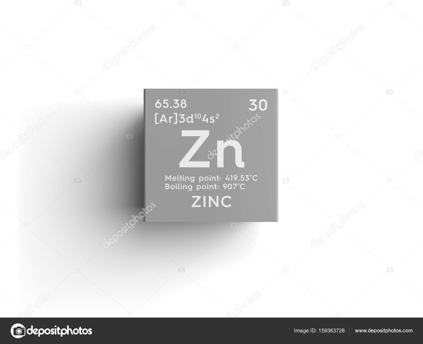 Zinc. Transition metals. Chemical Element of Mendeleev\'s Periodic ... Zinc. Transition metals. Chemical Element of Mendeleev\'s Periodic ...