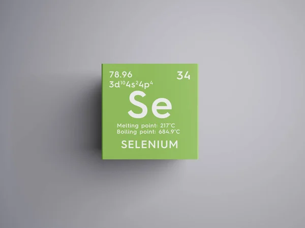 Selenyum. Diğer Ametaller. Kimyasal Element Mendeleev'ın periyodik tablo. 
