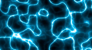 Mavi elektrik yüksek volt ışıklar sorunsuz arka plan dokusu 