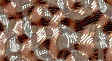 Altın krom. Sıvı Metal sorunsuz arka plan dokusu 