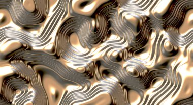 Krem krom. Sıvı Metal sorunsuz arka plan dokusu 