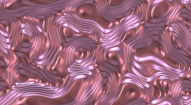 Pembe krom kaplı. Sıvı Metal sorunsuz arka plan dokusu 