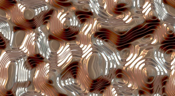 Altın krom. Sıvı Metal sorunsuz arka plan dokusu 