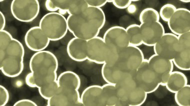 Işık Luminescent Parlayan Hücreler Dikişsiz Arka Plan Dokular