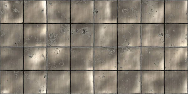 Rusty Cooper bezszwowe dachówka metalowa płyta tekstury — Zdjęcie stockowe
