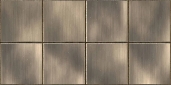 Textura de placa de azulejo de metal inconsútil oscuro —  Fotos de Stock