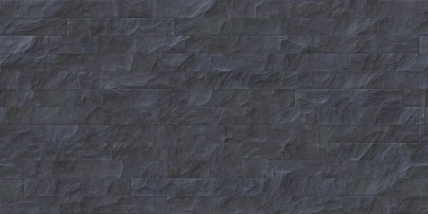 Slate Gray Seamless Stone Cladding Texture — Stock Photo, Image