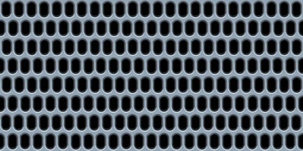 Chrome Grille Seamless Texture. Doted Plate Pattern Surface Stru — Stock Photo, Image