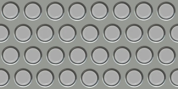 Chrome Grille Seamless Texture. Doted Plate Pattern Surface Stru — Stock Photo, Image