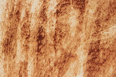 Rusty beyaz duvar doku boyalı. Aşınmış fırça darbeleri. Scratc