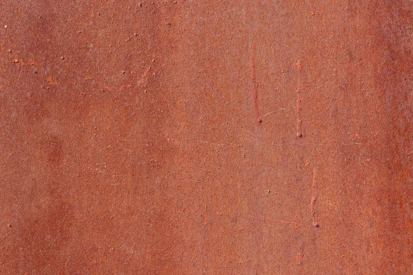 Rusty måla väggen konsistens. Tomma rena korroderade ytor. — Stockfoto