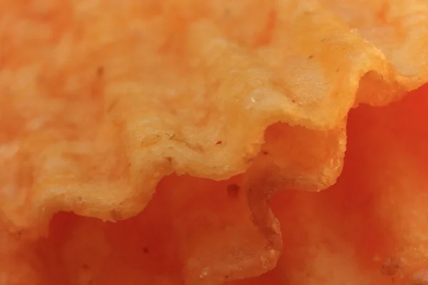 พื้นหลังชิปแมโครใกล้ชิด สูตรมันฝรั่งทอด ขนม อาหาร — ภาพถ่ายสต็อก