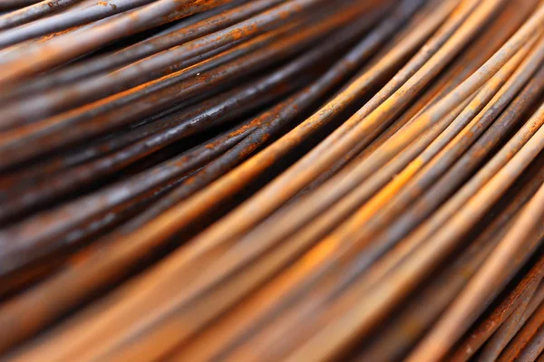 Binanın rustik Metal Tel makro Closeup arka plan.