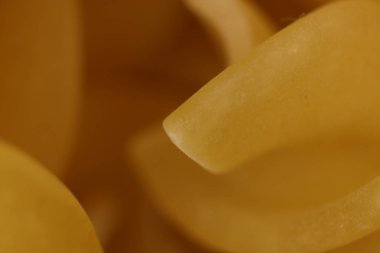 Sarmal makarna sarı makro portre