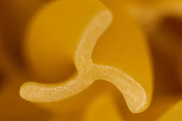 Spiral Pasta Macro Closeup — Stock Photo, Image