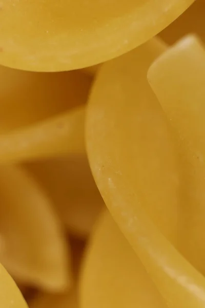 Spiraal Pasta Macro close-up. Achtergrondstructuur. — Stockfoto