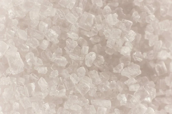 Superficie du sucre macro gros plan. Texture de fond . — Photo