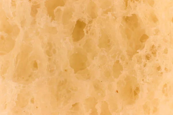 Pulpa de pan macro primer plano. Textura de fondo. Lomo. . — Foto de Stock