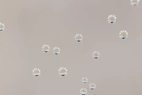 Szürke buborékok makró Vértes háttér textúra. — Stock Fotó