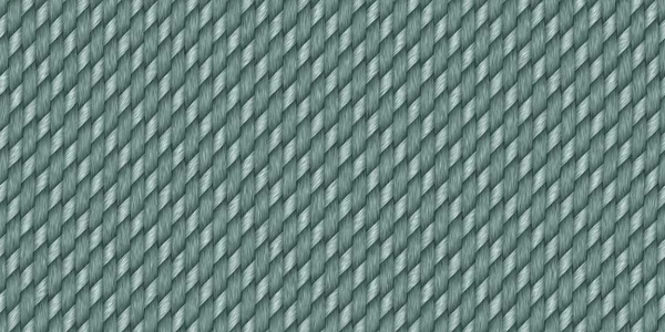 Deep Aqua Blue Cross Weave Texture. Superficie di vimini Rattan sfondo. Rendering 3D. Illustrazione 3D . — Foto Stock