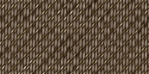 Textura Brown Cross Weave. Superfície de fundo de vime Rattan. Renderização 3D. Ilustração 3D . — Fotografia de Stock