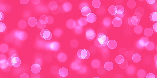 Pink Bright Bokeh Background. Glowing Lights Texture. Shine Celebration Backdrop. — Stock Photo, Image