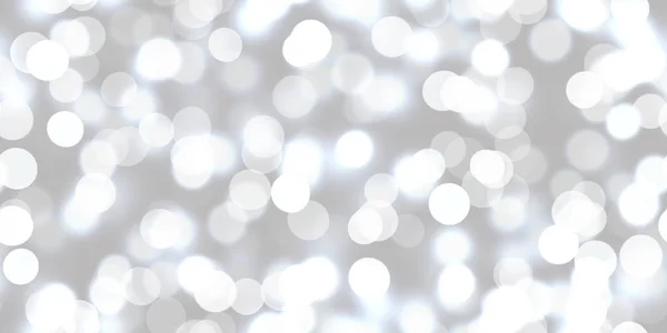 White Bright Bokeh Background. Glowing Lights Texture. Shine Celebration Backdrop. — Stock Photo, Image