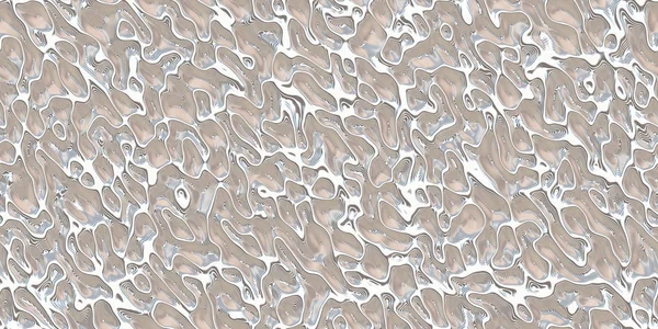 Modern Glamor Silver Ripples Background Texture. — Stock Photo, Image