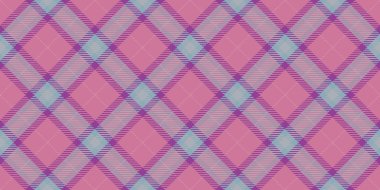 Pembe mavi Dikişsiz kareli edikula desen. Ekose halının arka plan. Tartan doku.