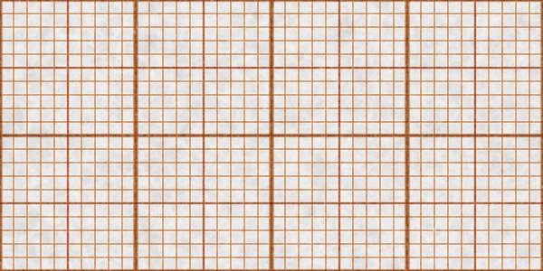 Orange Seamless Millimeter Paper Background. Tiling Graph Grid Texture. Empty Lined Pattern.