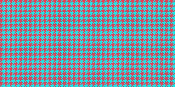 Červené modré bezešvé Houndstooth vzor pozadí. Tradiční arabská texturu. Textilní tkanina. — Stock fotografie