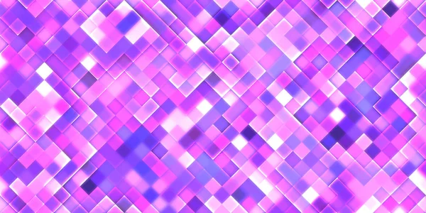 Lilac sem costura brilhante fundo quadrado. Mosaico colorido grade luzes textura. Projeto gráfico geométrico moderno bonito . — Fotografia de Stock