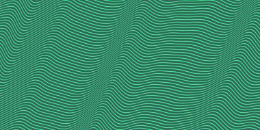 Yeşil sorunsuz hipnotik dalgalar arka plan. Şık renkli Ripples doku. Dinamik Modern bir ortam.