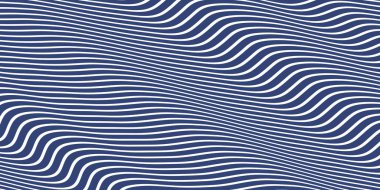 Güçlü mavi sorunsuz hipnotik dalgalar arka plan. Şık renkli Ripples doku. Dinamik Modern bir ortam.