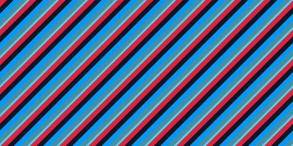 Blue Red Seamless Incined Stripes Background. Современные цвета Sidelong линии текстуры. Фон полосы винтажного стиля . — стоковое фото