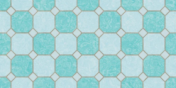 Tiefseeblau nahtlose klassische Bodenfliesentextur. einfache Küche, Toilette oder Bad Mosaikfliesen Hintergrund. 3D-Darstellung. 3D-Illustration. — Stockfoto