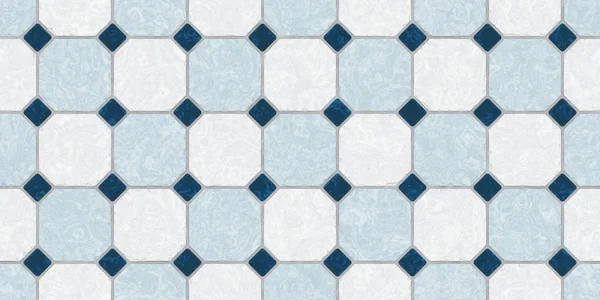 Gris Azul oscuro Seamless Classic Floor Tile Texture. Cocina simple, WC o baño mosaico fondo de baldosas. Representación 3D. Ilustración 3D . —  Fotos de Stock