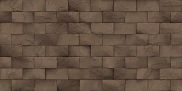 Beige naadloze steen blokkeren muur textuur. Gebouw Facade achtergrond. Buiten het platform decoratieve huis gerichte. — Stockfoto